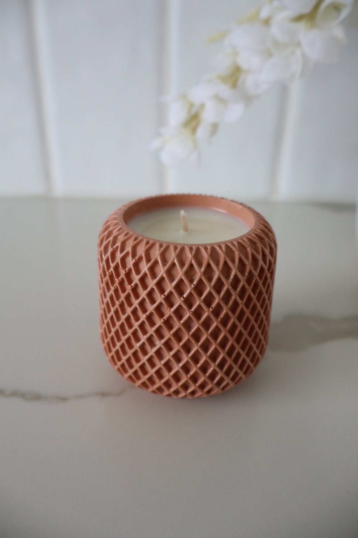 Cross Ribbed Candle